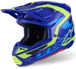 Alpinestars SM7 Deed motokrossz bukósisak kék-fluo sárga