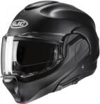 HJC F100 Solid Semi Flat zárt motorkerékpár sisak fekete