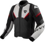 Revit Automate motoros bőrkabát fekete-világosszürke