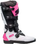 SIDI X Power SC motoros csizma fehér-fekete-rózsaszín