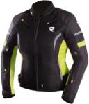 Street Racer Betty II női motoros kabát fekete-fluo sárga