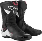Alpinestars SMX-6 3 motoros csizma fekete-fehér-piros