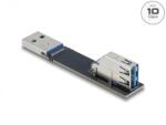 Delock Extensie USB 10Gbps T-M unghi 90 grade sus, Delock 67421 (67421)