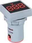 ELMARK Voltmetru digital patrat, ED16S AC 12-500V D22MM 401556, Elmark (401556)