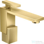 Hansgrohe AXOR EDGE 130 Diamond Cut mosdócsaptelep, klik-klak leeresztővel, polírozott arany hatású 46011990 (46011990)