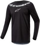 Alpinestars Fluid Lucent tricou motocross negru și argintiu (AIM170-0226)