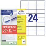Avery Etikett címke, 70x37mm, univerzális, 65 lap, 24 címke/lap Avery, fehér (6605) - tonerpiac