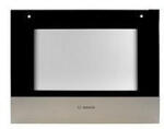 Bosch Sütőajtó Külső Üveg - 594x463 mm, Inox díszcsíkkal - HBN231E0 széria (00245351)
