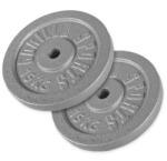 Gorilla Sports Öntöttvas súlytárcsa szett 30 kg 2 x 15 kg (100686-00002-0111) - gorillasports Súlytárcsa