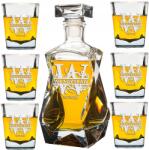 Decortrend Gravírozott Pohár Szett 6 Db-os Whisky Ajándék (LAS-214-ZEST-LAMANA)