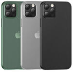 USAMS Gentle Case iPhone 12 mini készülékhez, 5.4" IP12QR03 (US-BH608), zöld/átlátszó (IP12QR03)