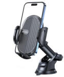 AWEI autós tartó (műszerfalra, szélvédőre, tapadókorongos, 360°, 4.7-7.2" méret) FEKETE (X72) (X72)