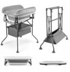 Kinderkraft Pelenkázó kád 5in1, Összecsukható és kompakt Bubbly Szürke (KABUBB00GRY0000)