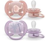 Philips játszócumi Ultrasoft Premium állatos 0-6hó lányos 2db (SCF091/09-69031190)
