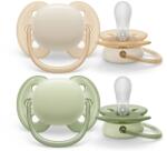 Philips játszócumi Ultrasoft Premium neutral 0-6hó fiús 2db (SCF091/05-69031185)