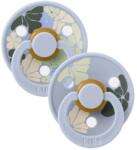 BIBS játszócumi - Studio Virágzás Colour natúr kaucsuk 0-6 hó hamvaskék mix 2 db (M-69298985)