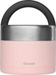 Qwetch Isotherm Lunchbox fogantyúval, 850 ml - Pasztell rózsaszín