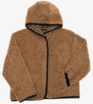 Vlnka Kapucnis kabát merinói gyapjúból, barna ruházat méretei L/XL