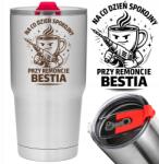  Thermo bögre 900ML építési gravírozás nagy kávé termosz ajándék (38092807)