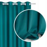 Prestiqua Függöny Nappaliba, Kész, Karikás, Türkiz, 140x250 Viva (Viva)