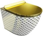Lavita SOFI SLIM Checked Gold fali WC csésze
