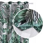 Prestiqua Függöny Jungle 140x220 Levelek Kerekek Átvezetők (Jungle)