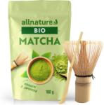 Allnature Matcha Tea Premium BIO 100g + tel japonez și lingură din bambus