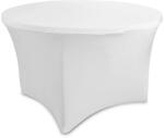 Hungaro Management Kft Összecsukható konferencia asztal szoknya, fehér (R122-round-coverW)