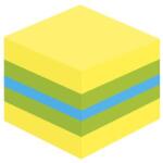 3M POSTIT Öntapadó jegyzettömb, 51×51 mm, 400 lap, 3M POSTIT, lime (LP2051L)