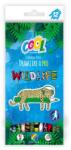 Victoria Színes ceruza készlet, háromszögletű, COOL BY VICTORIA „Wildlife, 12 különböző szín (TVC003)