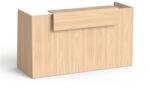 MAYAH Recepciós asztal, 190×64, 5 cm, MAYAH „Freedom SV-92, tölgy (IBXR92T)