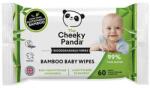 Cheeky Panda Baba törlőkendő, bambusz, lebomló, 60 lap, CHEEKY PANDA, illatmentes (KHH898)