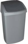 Keter Billenős szemetes, 50 l, CURVER „Swing top, ezüst/grafit (KHMU242)