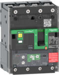 Schneider Electric Megszakító ComPacT NSXm F (36 kA 415 VAC), 4P 4d, 160 A beállítás Micrologic 4.1 kioldóegység, sarukkal és síncsatlakozókkal C12F44V160B