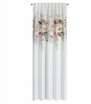 Eurofirany Sendi szalagfüggöny 140x270 fehér, festett virág motívummal (419474)