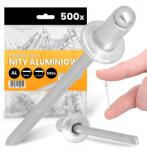 TRCR 500x Törhető Szegecsek 3, 2x6 mm Alumínium Acél Horganyzott Rozsdamentes Iu szegecs (SE030311299)