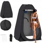  Önterülő Mobil Öltöző Sátor Fekete 120X120X190