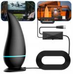  Digitális Tv Antenna 360° Vétel 4K Hdtv-hez, Mágneses Talppal (Antena cyfrowa)