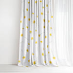 Goldea draperie 100% bumbac - păpădie 220x150 cm