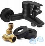 Maibang Kádtöltő Csaptelep Fali Zuhany Csaptelep Kádhoz Fekete (W2037)