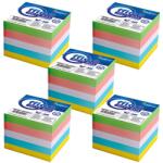 FORPUS Pachet 4+1 Gratis Cub notite color Forpus 41802 800 file 8.5x8.5 cm (CUBNCFO41802/4+1 GRATIS)