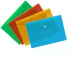 Forpus Pachet 4+1 Gratis Mapa plastic cu buton Forpus Crystal (MAPBFO2161/4+1GRATIS)