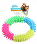 Pawise PAWISE Rainbow, jucărie de ros câini, M, cauciuc, dentiție, multicolor