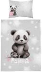 Detexpol Baby Panda szürke ágyneműhuzat kiságyba (DL-055389)