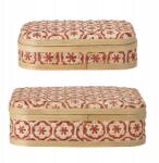 Bloomingville 2 darabos kosár szett Bloomingville Dy piros színben (82050342)