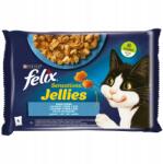 FELIX Sensations Jellies macskaeledel hal ízű zselében 4 x 85 g