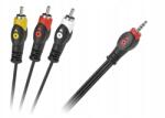 Lechpol KPO2851L-3 Jack kábel 3.5 négypólusú 3 x Rca 3 (KPO2851L-3)