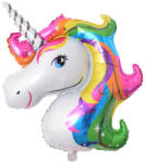 Balloons4party Balon folie Cap Unicorn curcubeu 108 x 88 cm - articole-petreceri - 17,99 RON