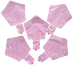  Set 5 baloane folie stea roz deschis 12 cm