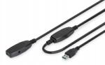 ASSMANN Aktív hosszabbító kábel Digitus DA-73106 Usb 3.0 15m (DA-73106)